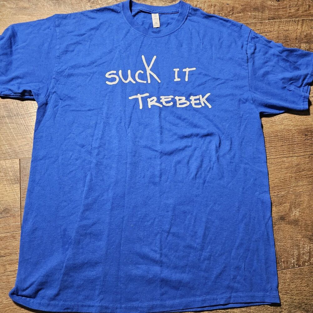 SNL Skit Sean Connery Alex Trebek Suck It Trebek Tshirt Size XL